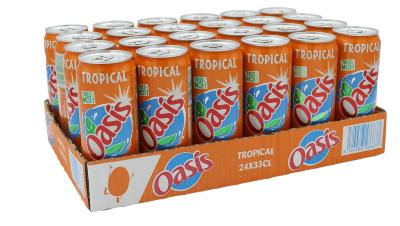 Oasis Tropical 33 cl - Pack de 24 canettes - 24 X 33 cl